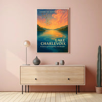 Lake Charlevoix A Canvas Of Poster