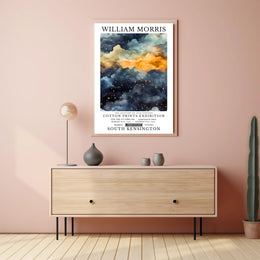 William Morris Cotton Prints Exhibition Poster