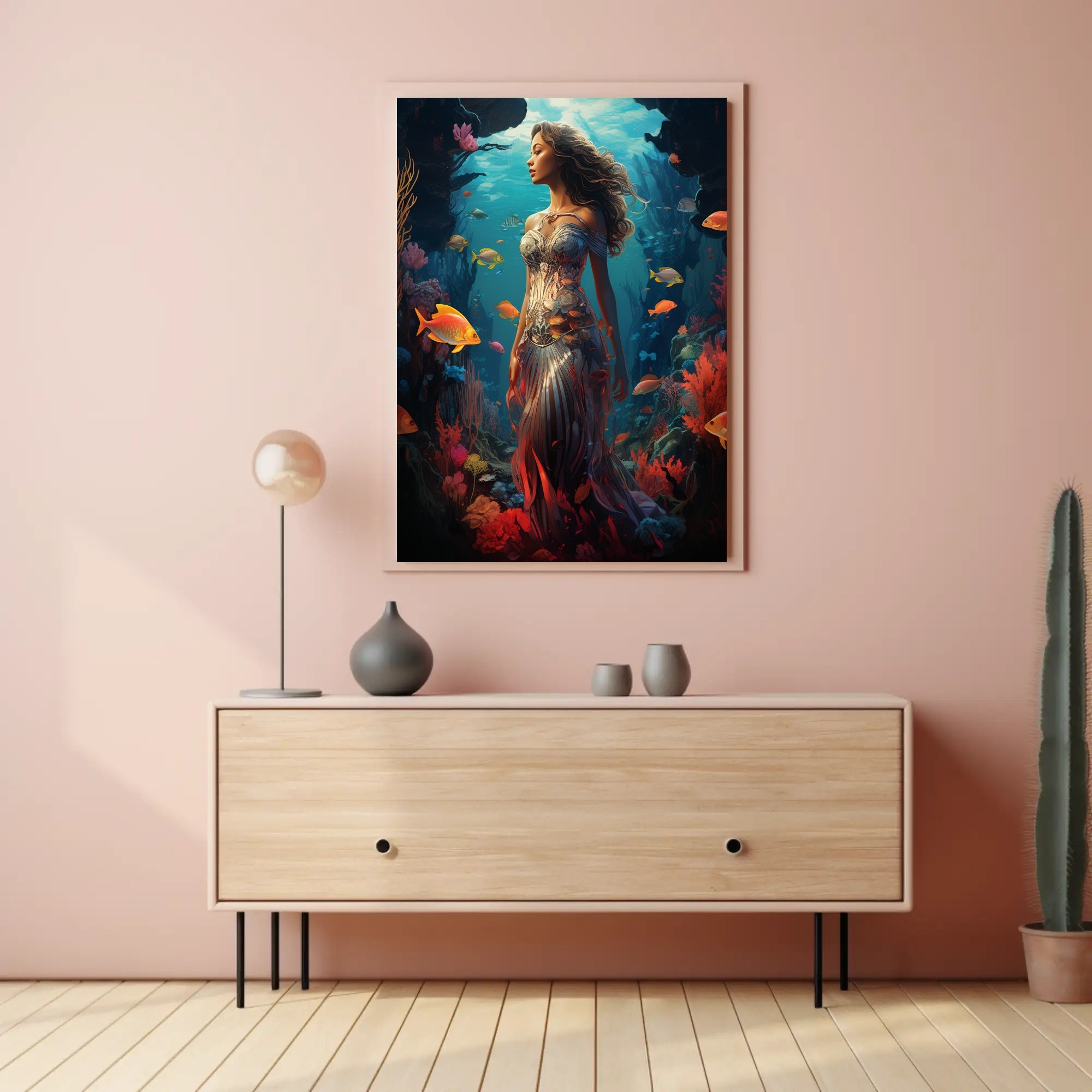 Enchanted Underwater Realm Poster