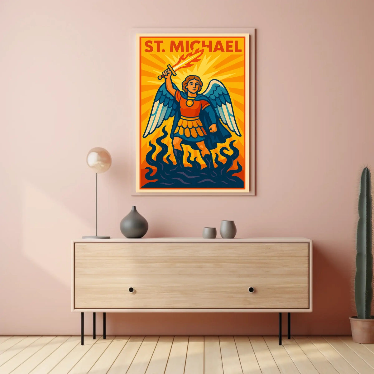 Archangel Michael Art poster