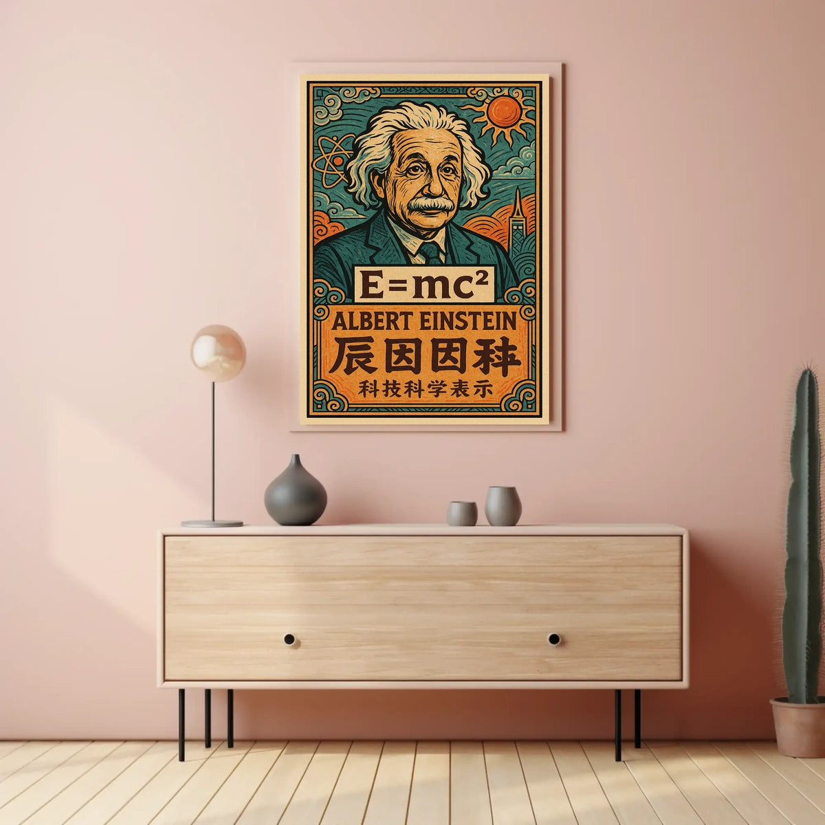Albert Einstein EMc² Poster