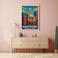 Hartford, Connecticut Architectural Heritage Poster