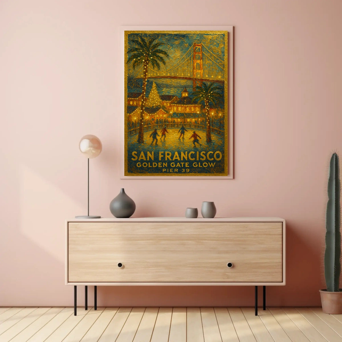 San Francisco Golden Gate Glow Poster