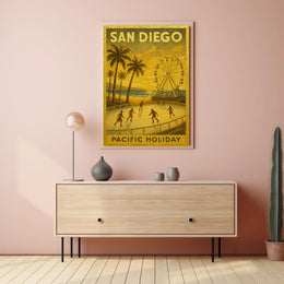 San Diego Pacific Holiday Poster