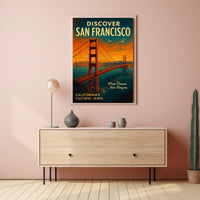 Discover San Francisco Poster