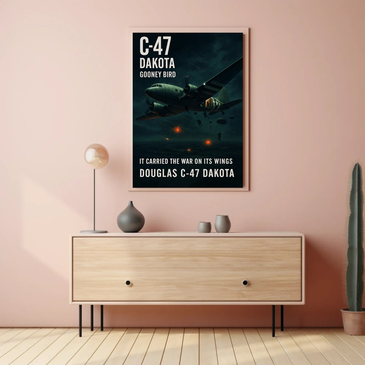 Douglas C-47 Dakota The Gooney Bird Poster