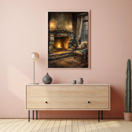 Futuristic Spaceship Adventure Sci-Fi Theme Poster