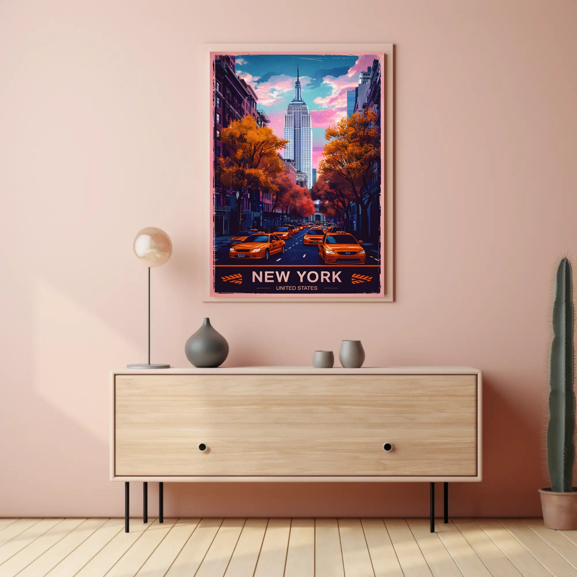 New York City in Autumn Poster