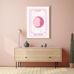 The Moon Tarot Card Art: Abstract or Artistic Poster PosterGoat