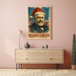 Benjamin Harrison 23rd President of the United States Christmas SeriesPoster
