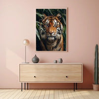Majestic Tiger in the Wild Art Print Poster PosterGoat
