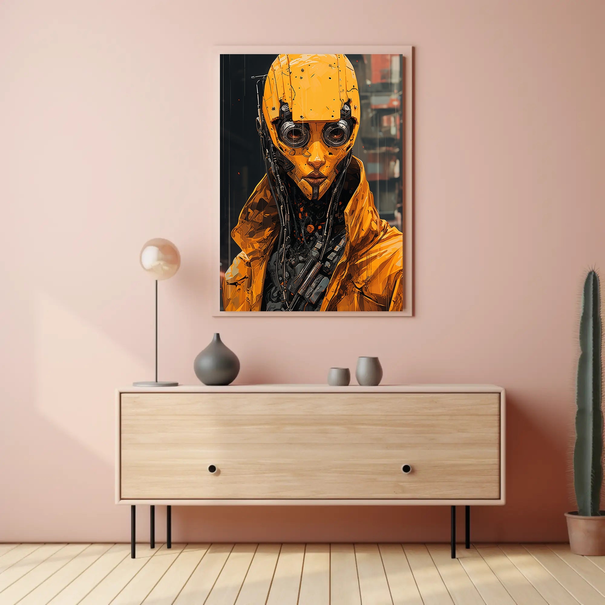 Futuristic Sentinel Poster PosterGoat