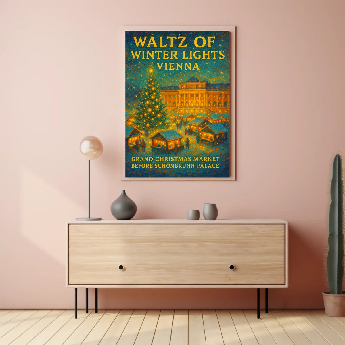 Waltz Of Winter Lights Vienna Poster