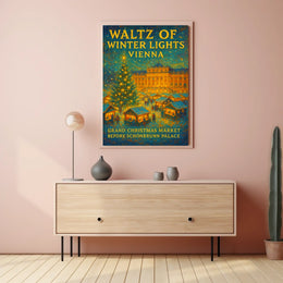 Waltz Of Winter Lights Vienna Poster