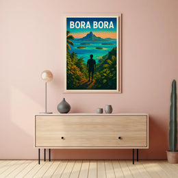 Escape To Bora Bora Poster
