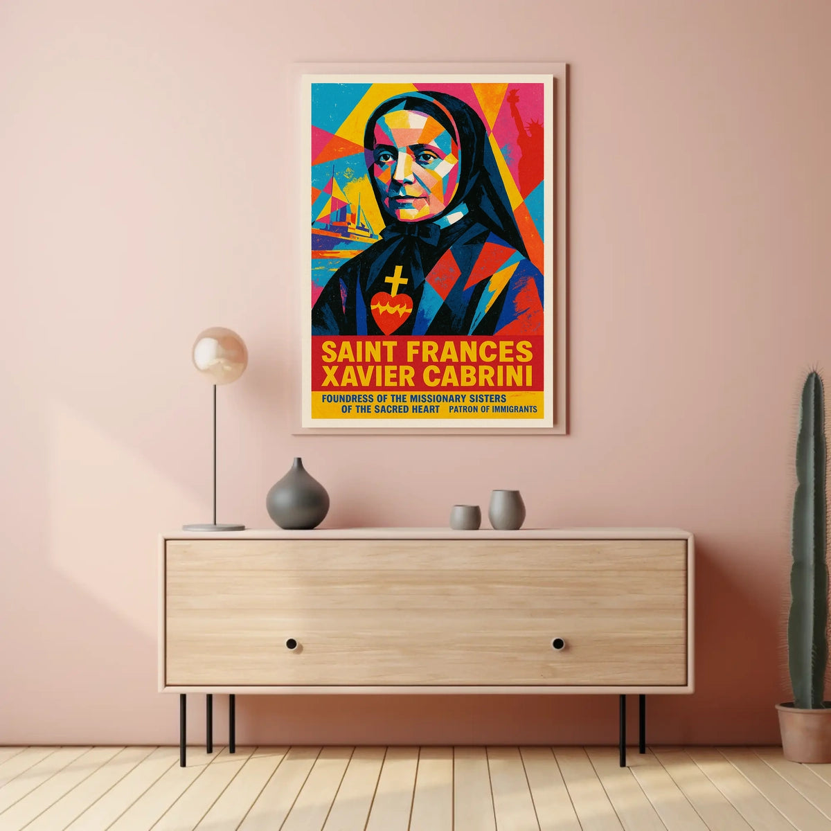 Saint Frances Xavier Cabrini Poster