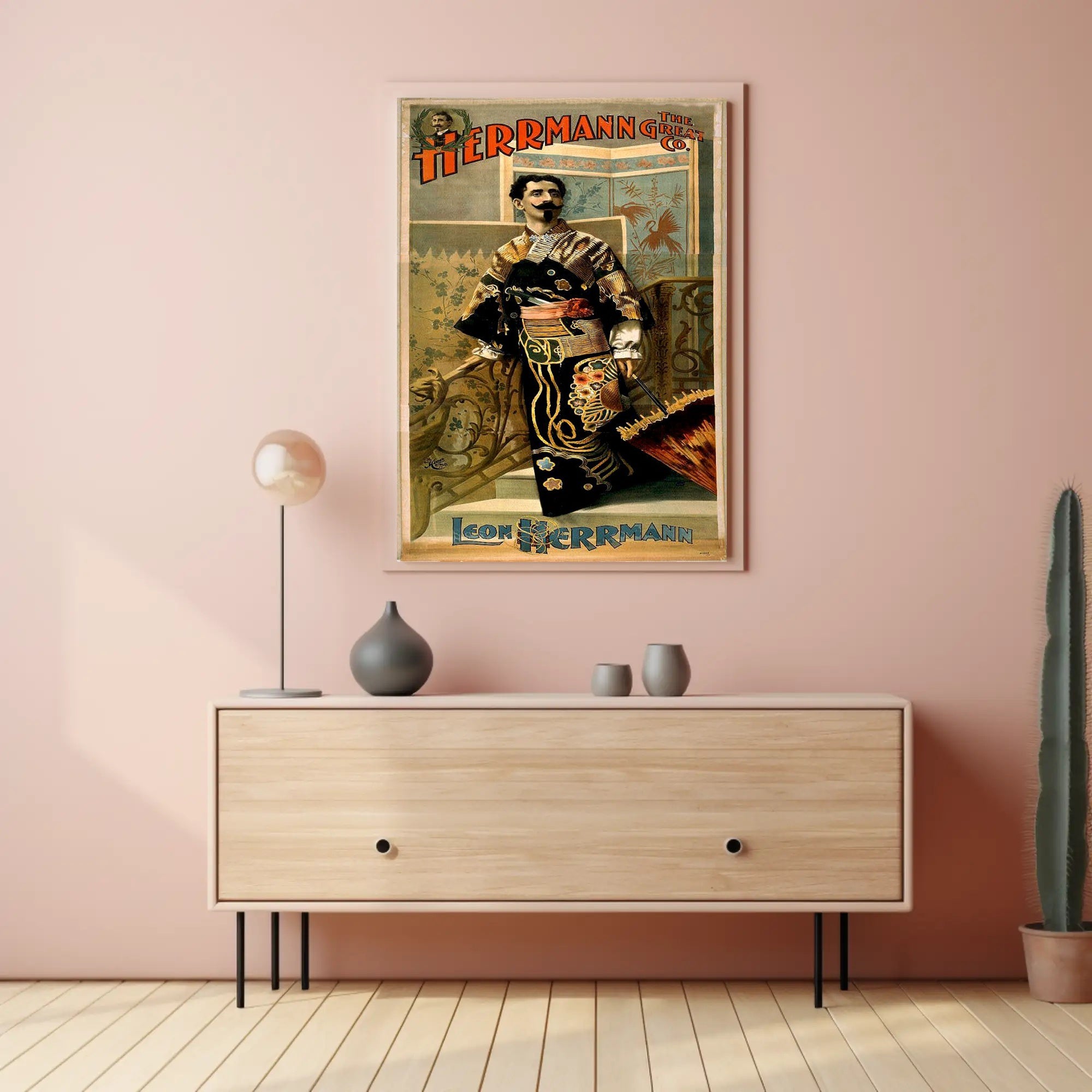 Herrmann the Great Magic Show Vintage Poster