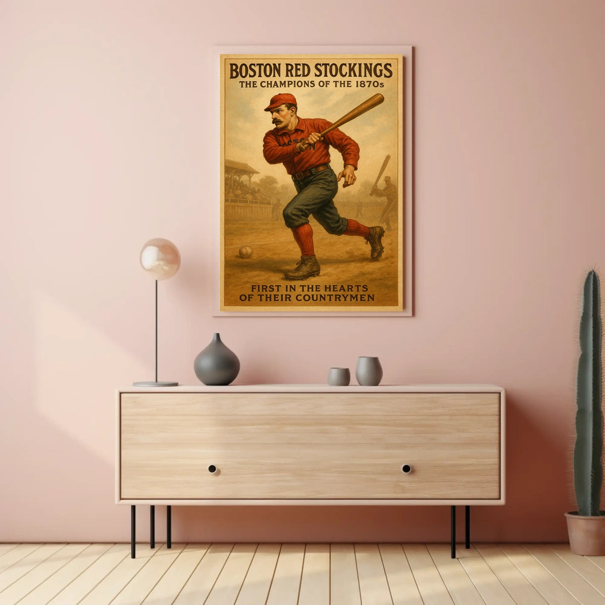 Boston Red Stockings Champions of the 1870s Poster