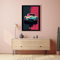 Retro Car Art Poster PosterGoat