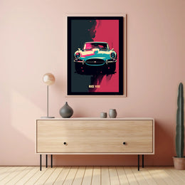 Retro Car Art Poster PosterGoat