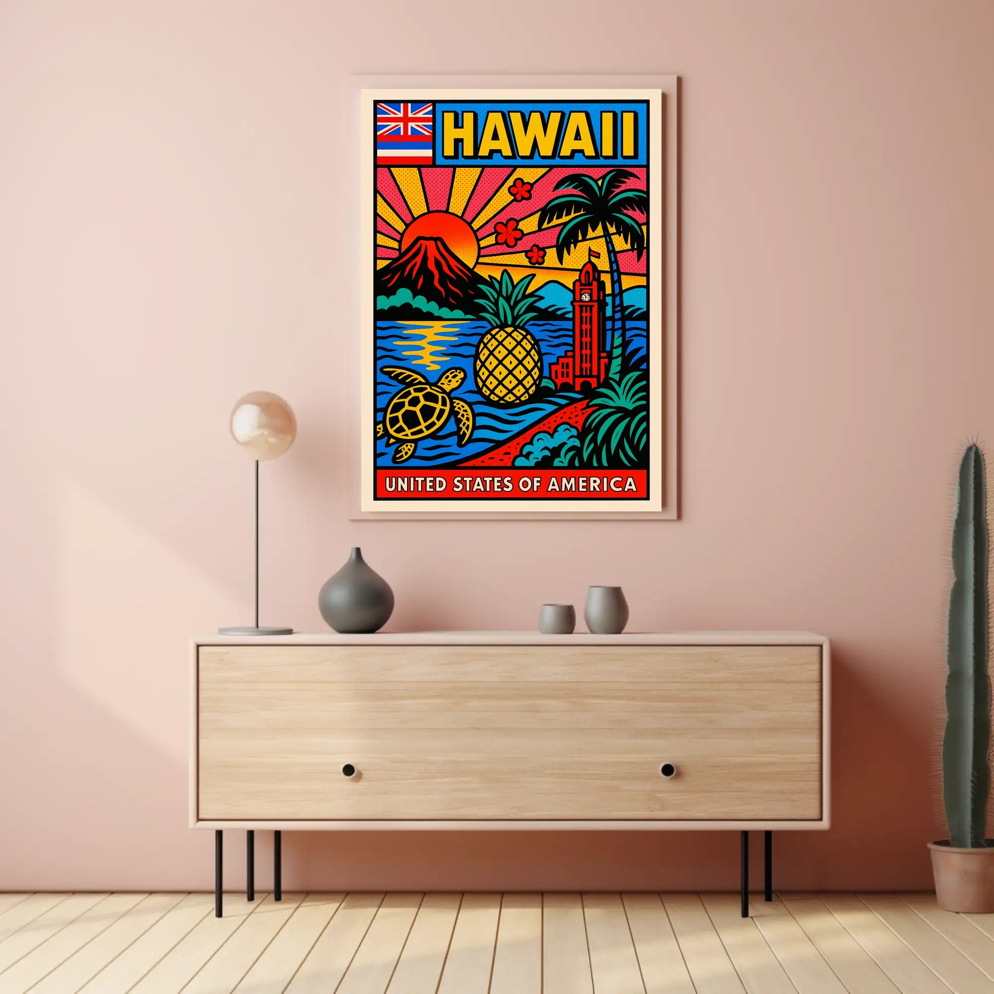 Hawaii Travel Poster PosterGoat