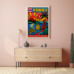 Hawaii Travel Poster PosterGoat