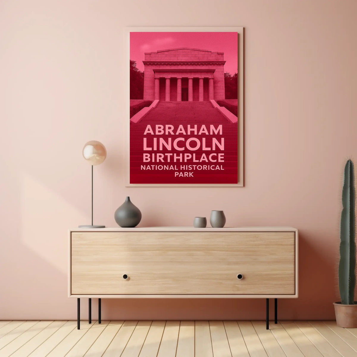Abraham Lincoln Birthplace Poster
