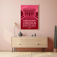 Abraham Lincoln Birthplace Poster