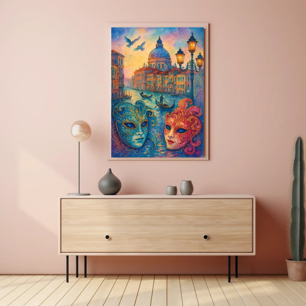 Venetian Masquerade Poster