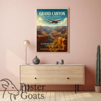 Grand Canyon Adventure Travel Vintage Poster
