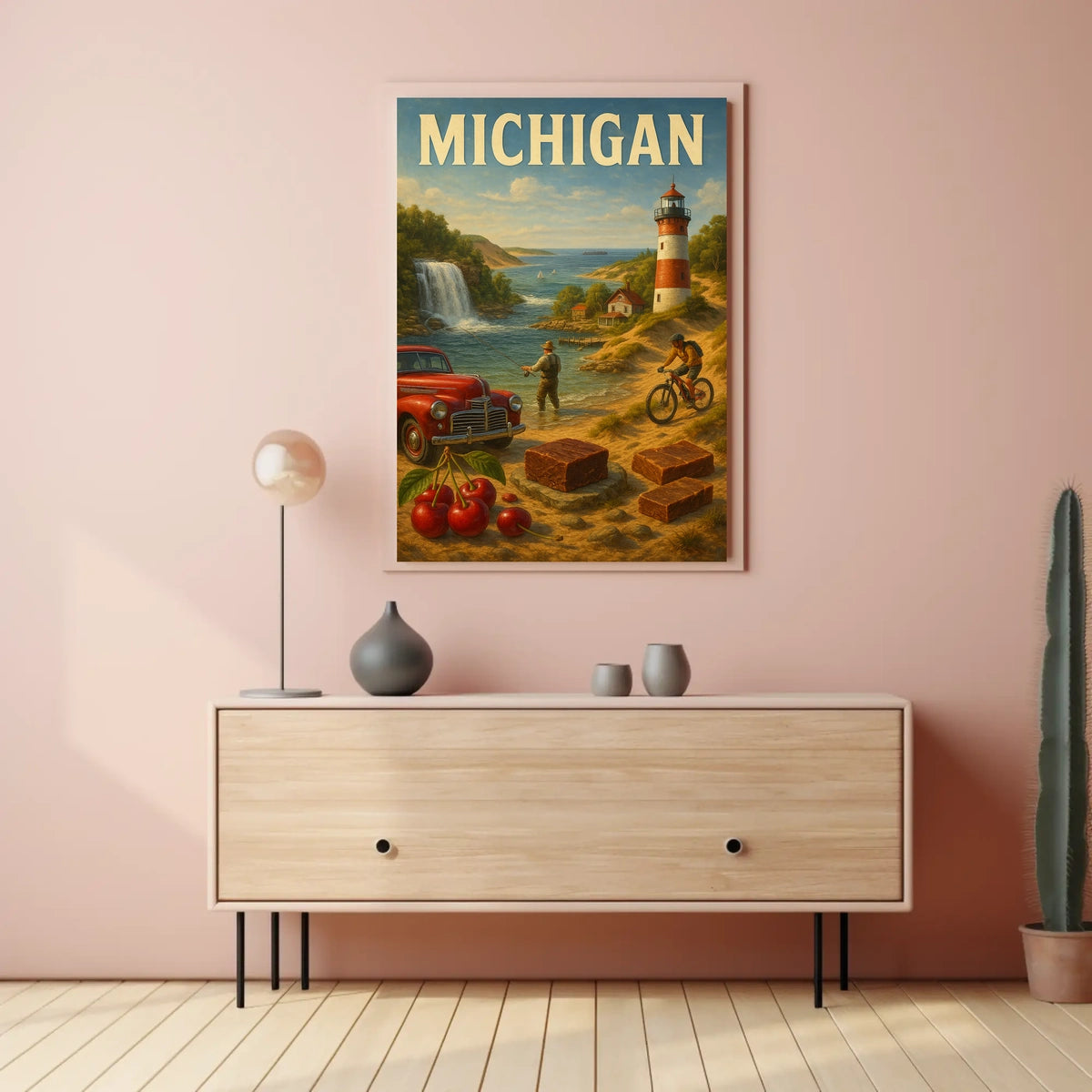 Discover Michigan Poster