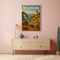 Discover Michigan Poster
