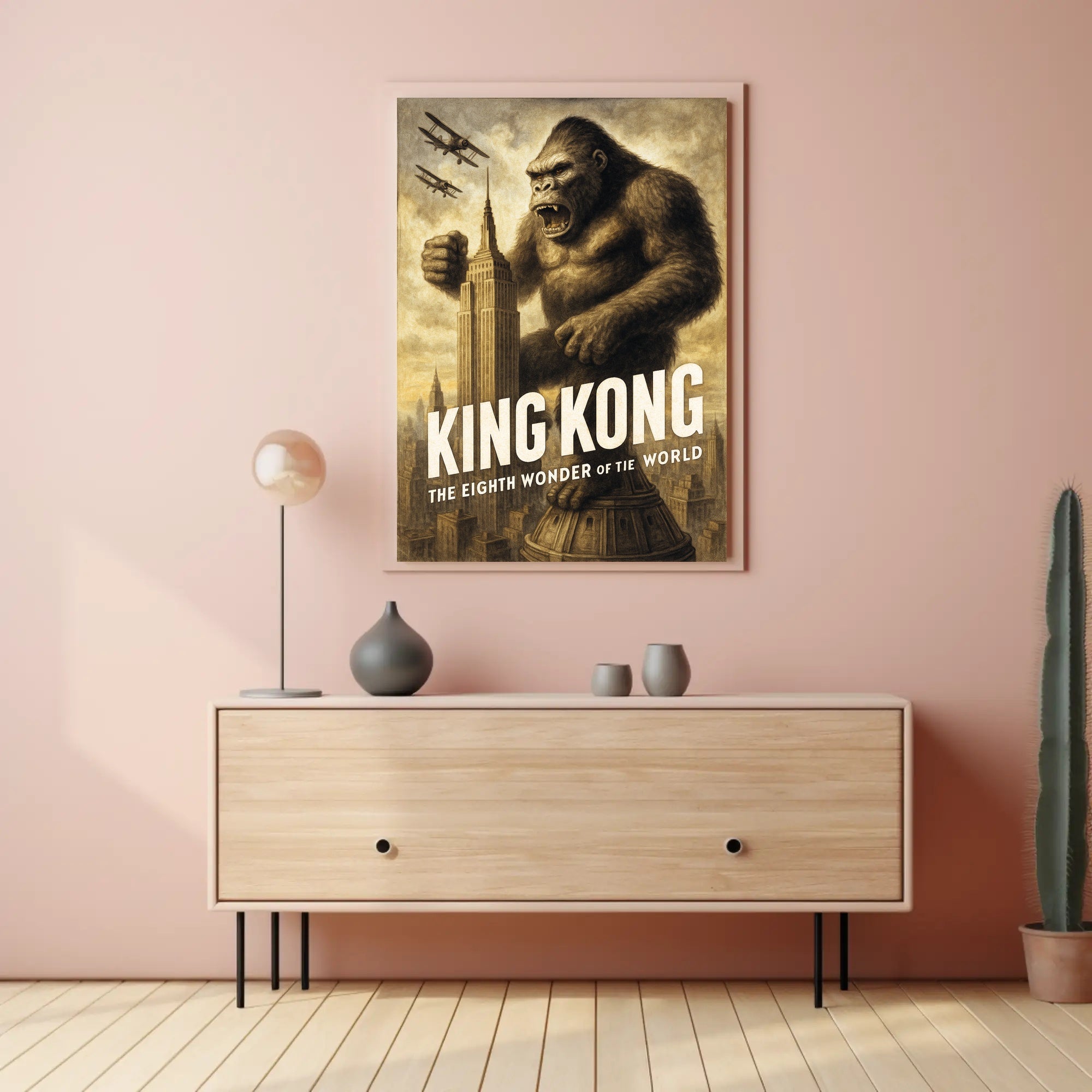 King Kong The Eighth Wonder Poster PosterGoat