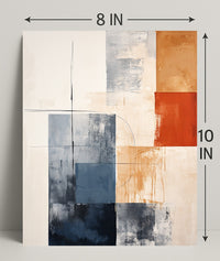Abstract Geometric Harmony Abstract Poster