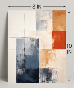 Abstract Geometric Harmony Abstract Poster