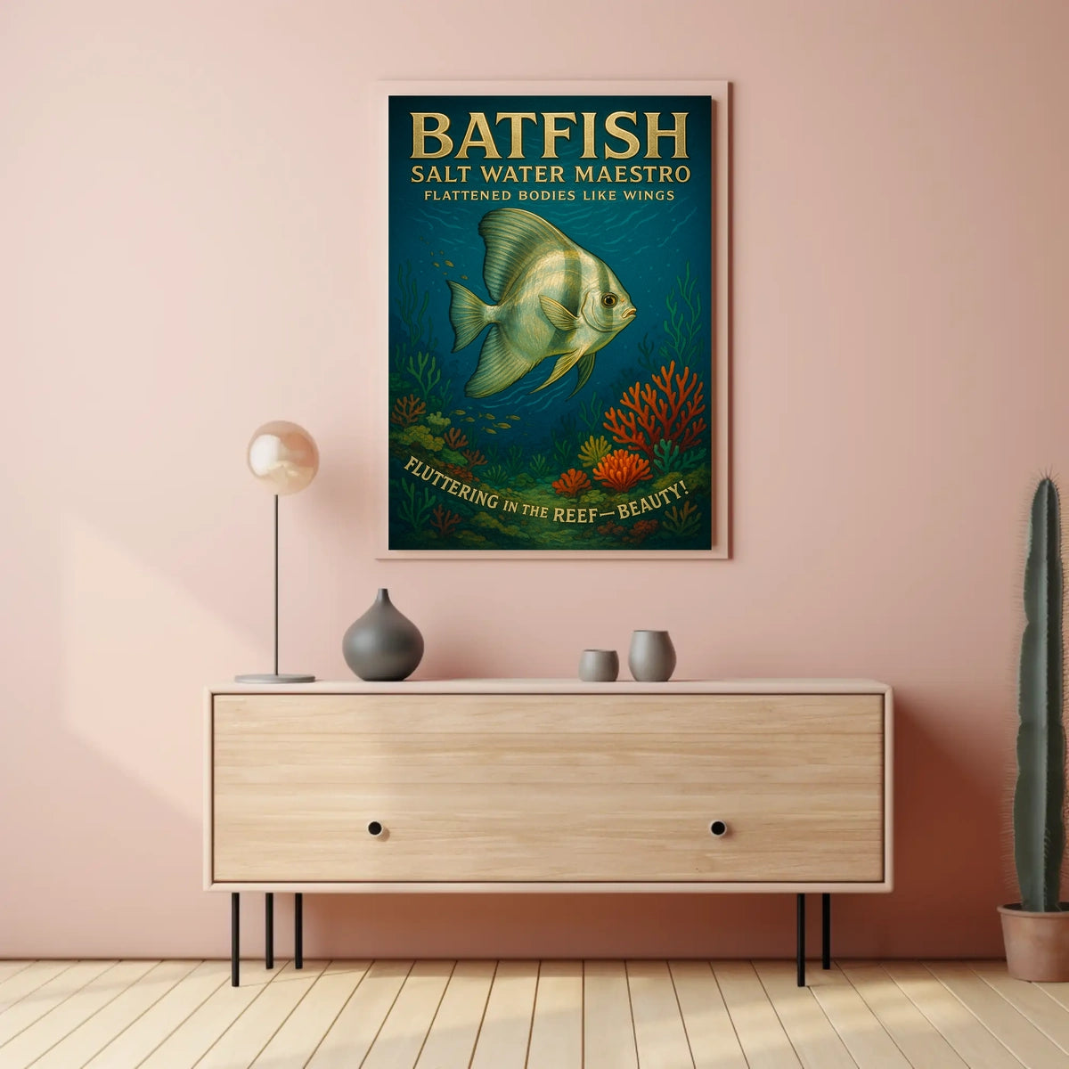 Batfish Salt Water Maestro Poster