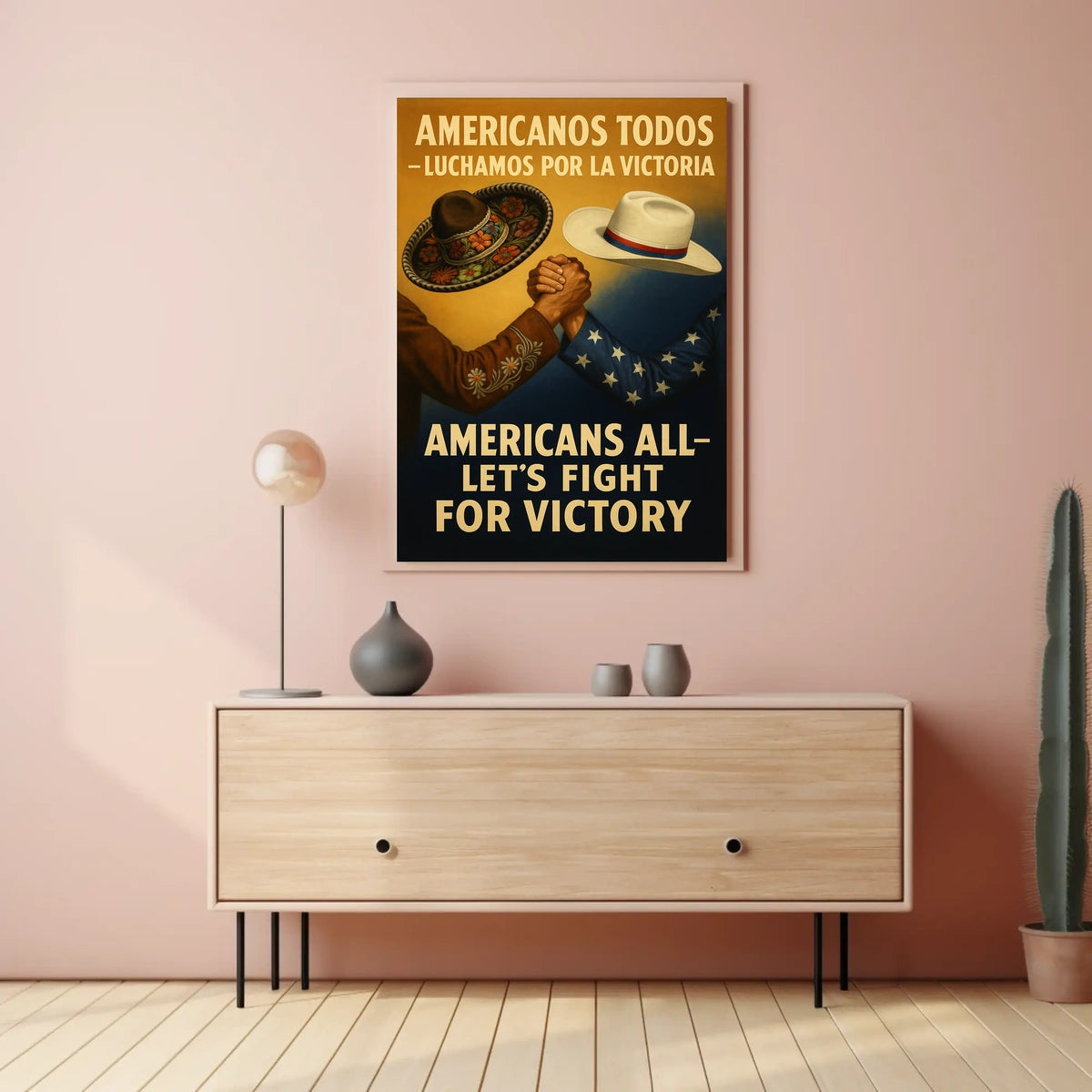 Solidarity and Cooperation Unity Patriotic Diversity Poster