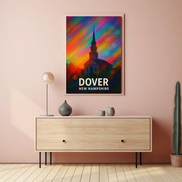 Dover New Hampshire Scenic Travel Minimalist Decor Poster