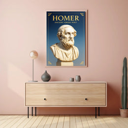 Homer Ancient Greek Poet Poster PosterGoat