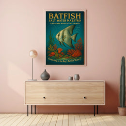 Batfish Salt Water Maestro Poster