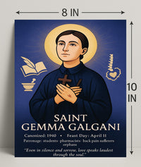 Saint Gemma Galgani Poster PosterGoat