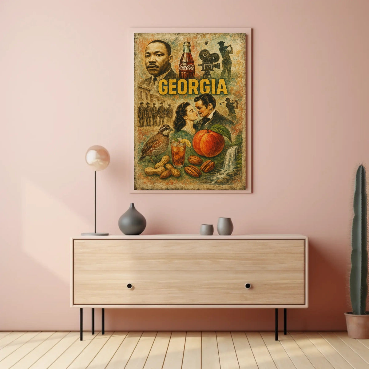 Georgia Heritage Montage Poster