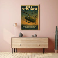 CH-21 Workhorse From Utility to Icon Poster