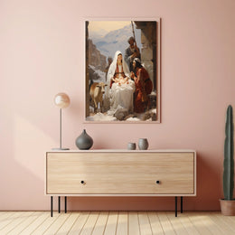 Nativity Scene Poster