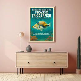 Discover the Charm of the Picasso Triggerfish Poster