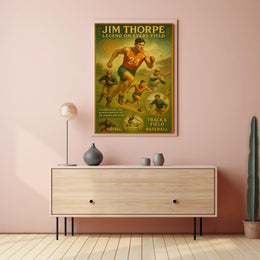 Jim Thorpe – Legend on Every Field Poster