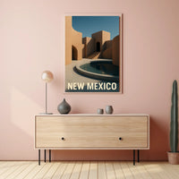 New Mexico Architectural Serenity Poster