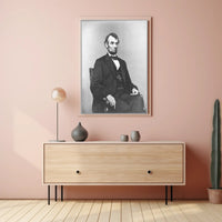 Abraham Lincoln Youthful Bowtie Portrait Poster PosterGoat