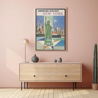 American Airlines New York Poster PosterGoat
