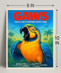 Gaws  Youll Be Flapping with Fear Poster PosterGoat